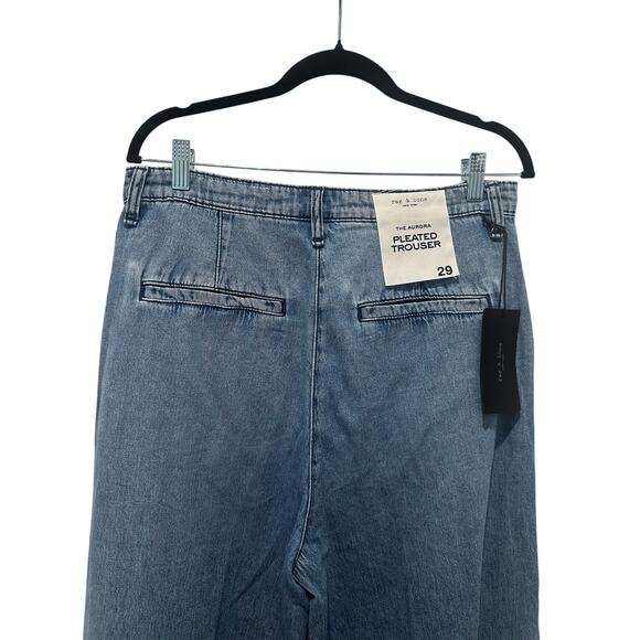 Rag & Bone Aurora Wide Leg High Waisted Trouser 29 - Picture 5 of 10